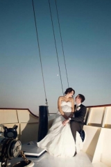 Wedding on a boat