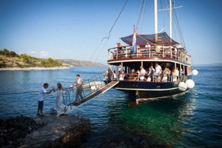 Wedding boat Croatia