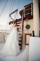 Wedding on a boat