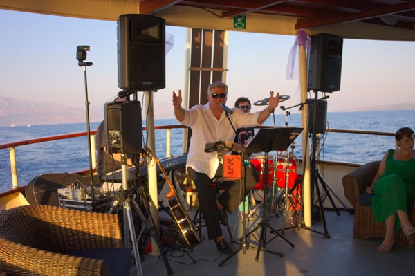 Wedding on a boat
