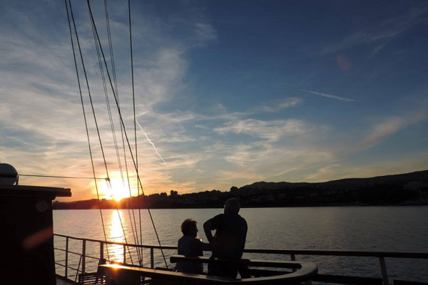 sunset cruise Split