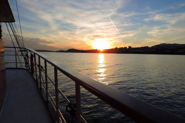 sunset cruise Split