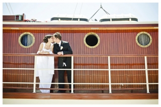 Wedding on a boat