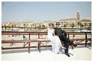 Wedding on a boat