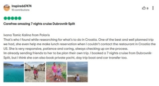Guest photos and review of a Dubrovnik to Split cruise