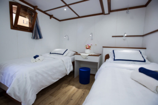 Main deck cabin Croatia Small Ship Cruises with M/S Splendid