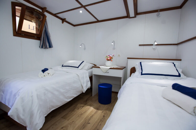 Main deck cabin Croatia Small Ship Cruises with M/S Splendid