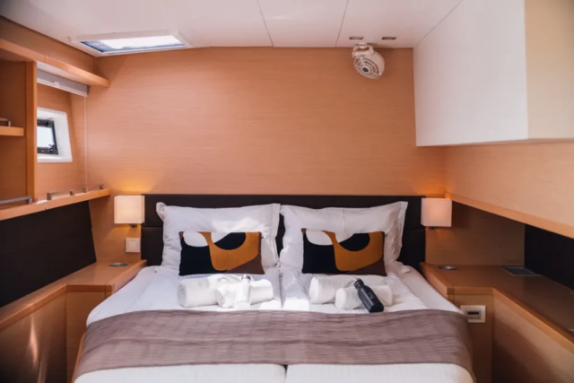 Lagoon 560 catamaran charter in Croatia – cabin