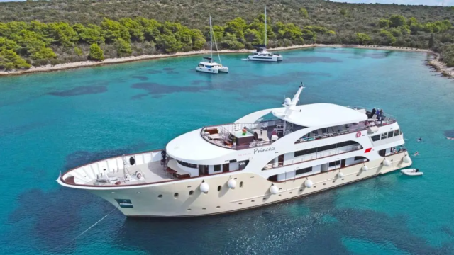 M/S Princess Small Ship Cruises Aerial View